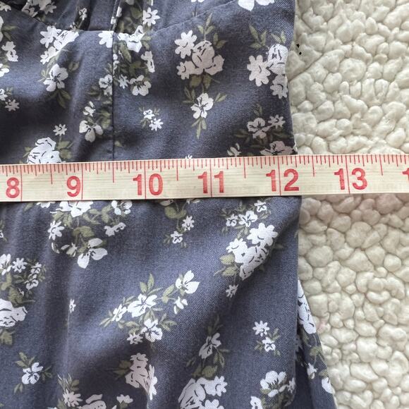 Hollister Blue Floral Strappy Summer Dress Small - Picture 10 of 11